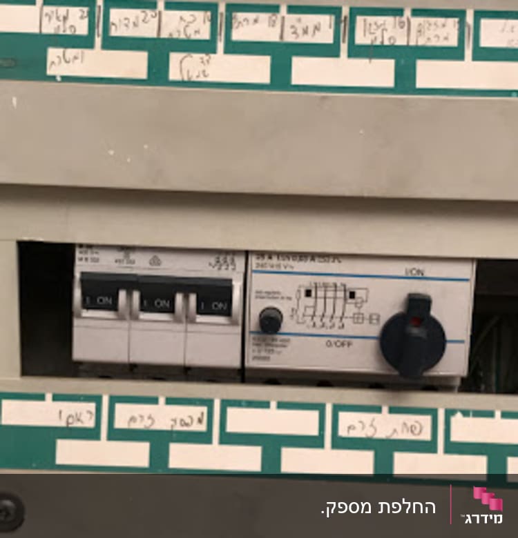 החלפת מספק.